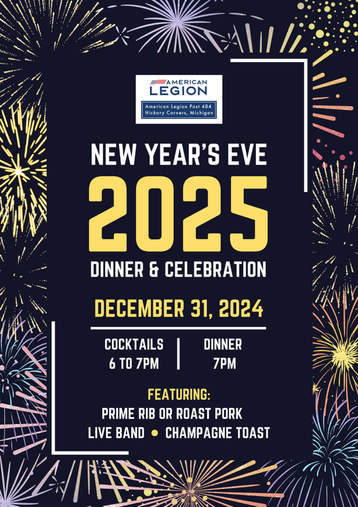 Post 484 New Year's Eve Party Flyer